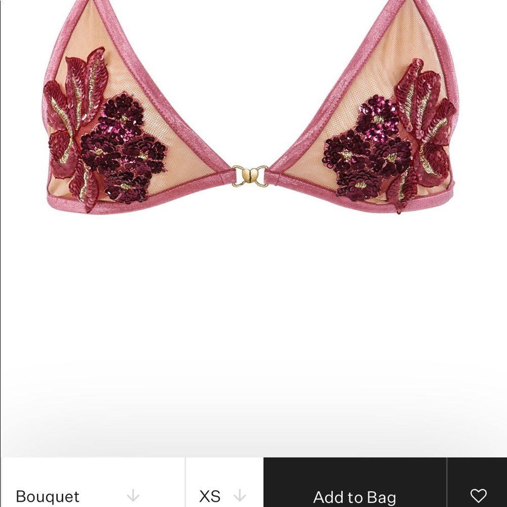 Emma sequins triangle bra - Picture 3 of 4